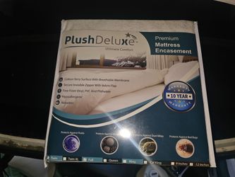 PlushDeluxe Premium Mattress Encasement Full 12 Inch