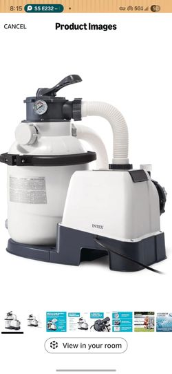 Intex Pool pump & sand filter sx1500