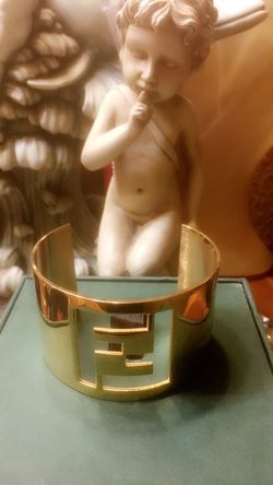 Authentic Fendi cuff bracelet