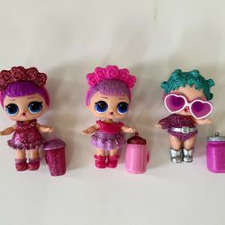 L.O.L Glitter Dolls RARE $10 Each
