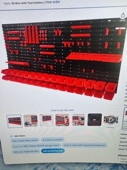 Wall mounted tool holders/hooks