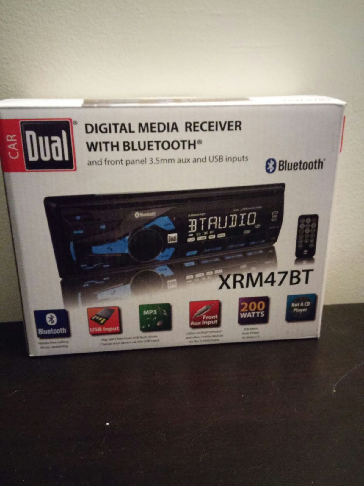 Dual Electronics Single Din Am/FM Receiver and Bluetooth