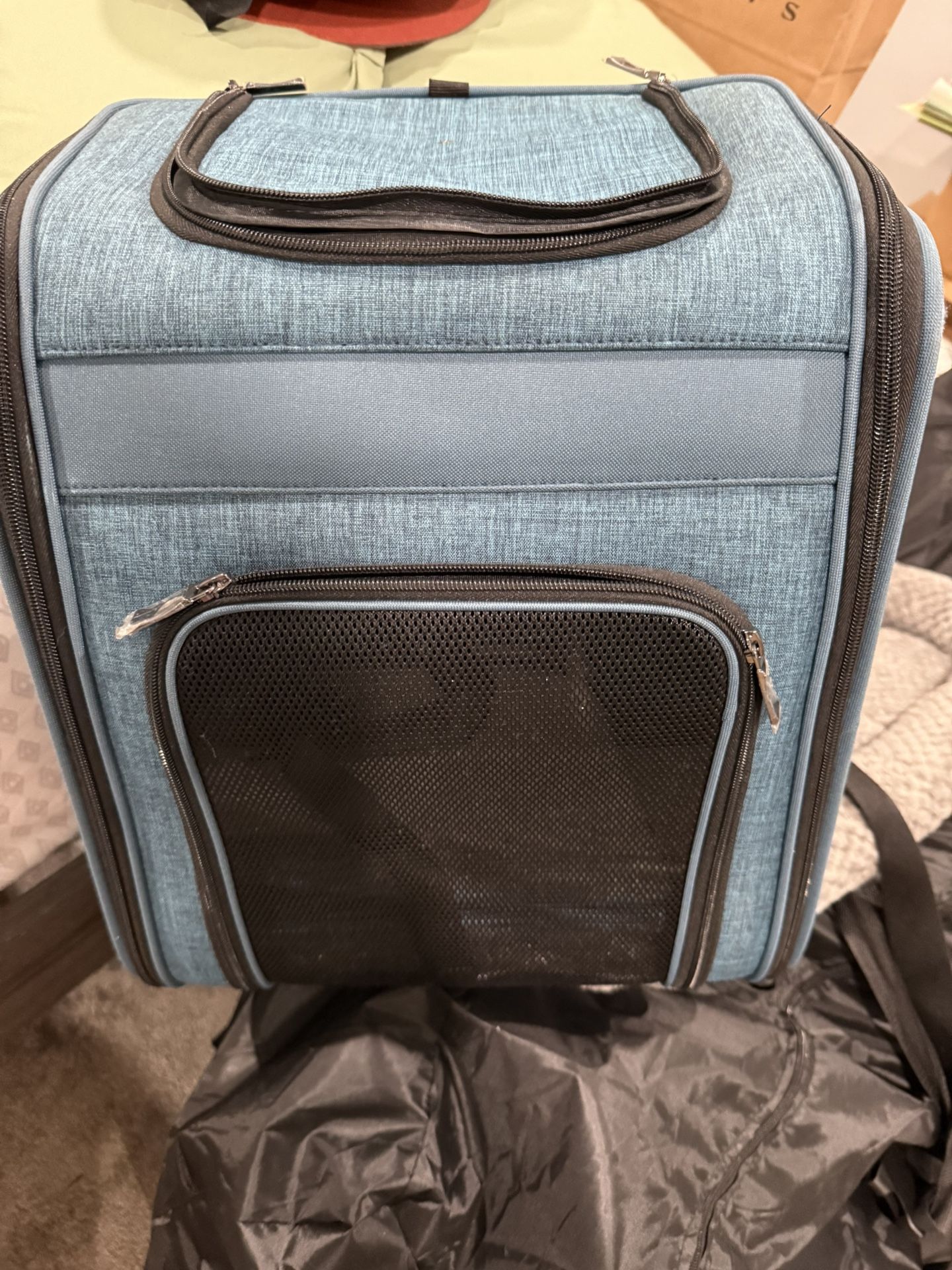 MidWest Day Tripper Dog & Cat Backpack, Blue