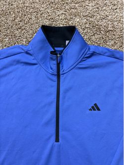 Adidas Quarter Zip Pullover SAMPLE Mens Size Medium Purple