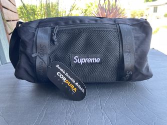 Black Supreme Mini Duffel With Luggage Tag for Sale in San Diego