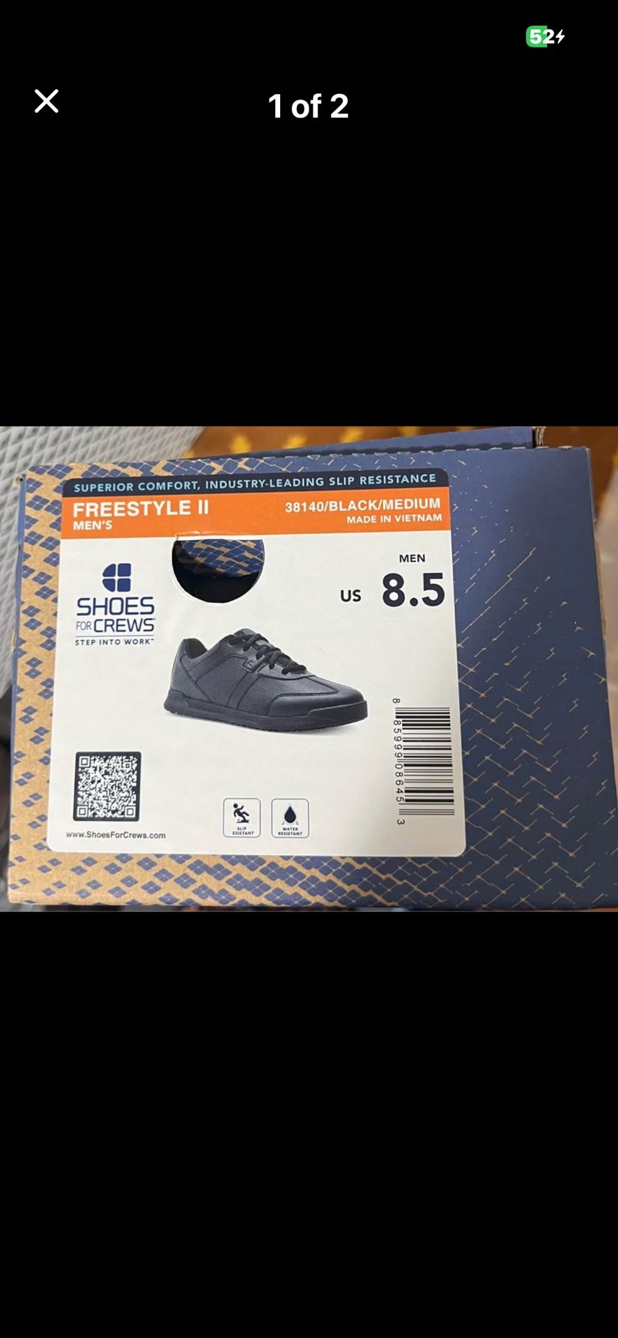 Shoes for Crews woman’s Liberty Slip-Resistant Work Sneakers – size 8.5