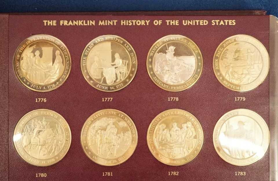 Franklin Mint Americans In Space Bronze Collection