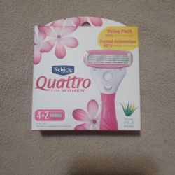 Schick Quattro Refills 6 Total