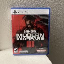 Call of Duty Modern Warfare III 3 Sony PlayStation 5 PS5 Video Game