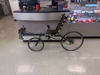 Recumbent Bicycle with Mesh Seat
