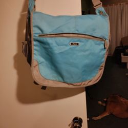 Tech Messanger Bag Laptop Case I Pack iPod Connect Blue -grey Business Bag 