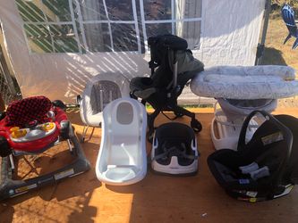 Baby Gear Lot – Stroller, Car Seats, Walker & More