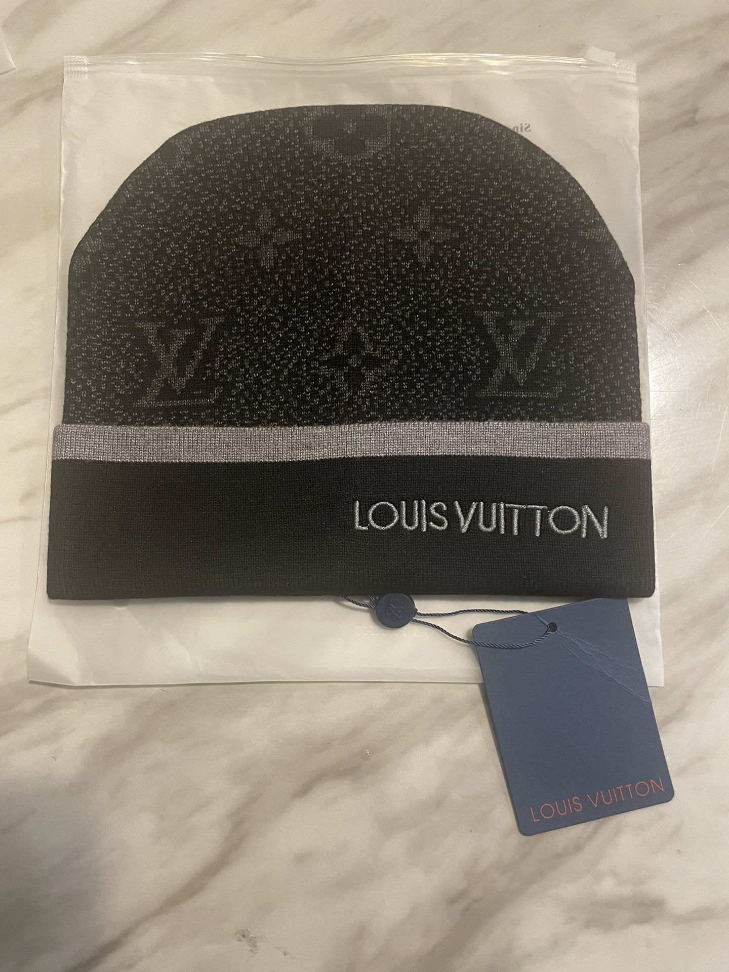Black Louis Vuitton Beanie