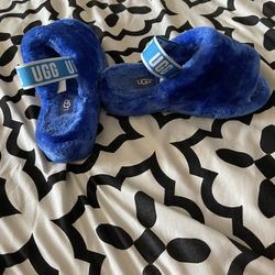 Royal Blue Ugg Slippers 