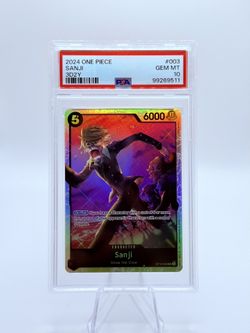 2024 One Piece Sanji 3D2Y PSA 10