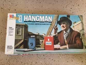 Hangman vintage board game