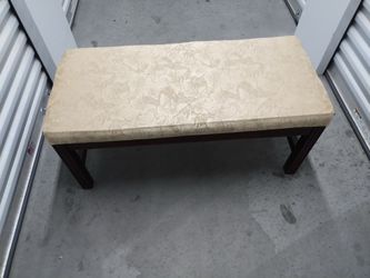 Padded Upholstered Indoor Bench $25