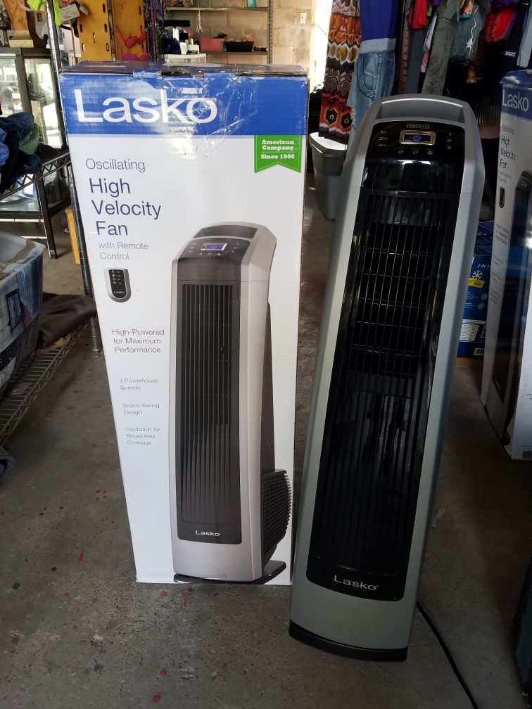 Lasko High velocity Tower Fan with remote