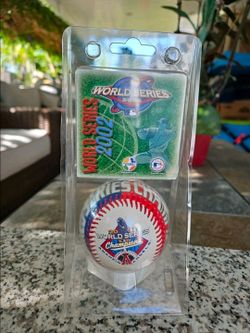 MLB 2002 World Series Angels Vs. Giants Collectible Baseball Geniune Merchandise