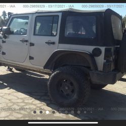 2008 JEEP WRANGLER PARTING OUT