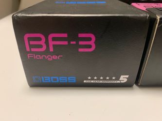 BRAND NEW-Boss BF-3 Flanger pedal. Power Adapter sold separately.  See description for more info