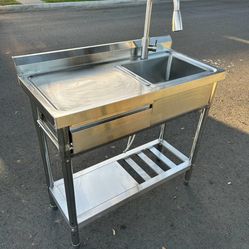 Brand New Stainless Steel Kitchen Utility Sink For $180