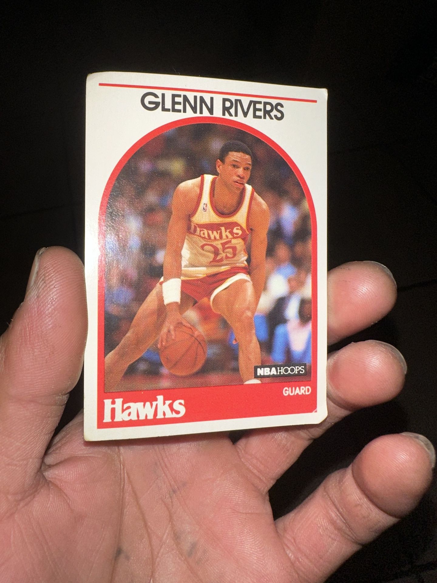 NBA Atlanta Hawks Glenn Rivers Card