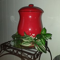 Red Vase 