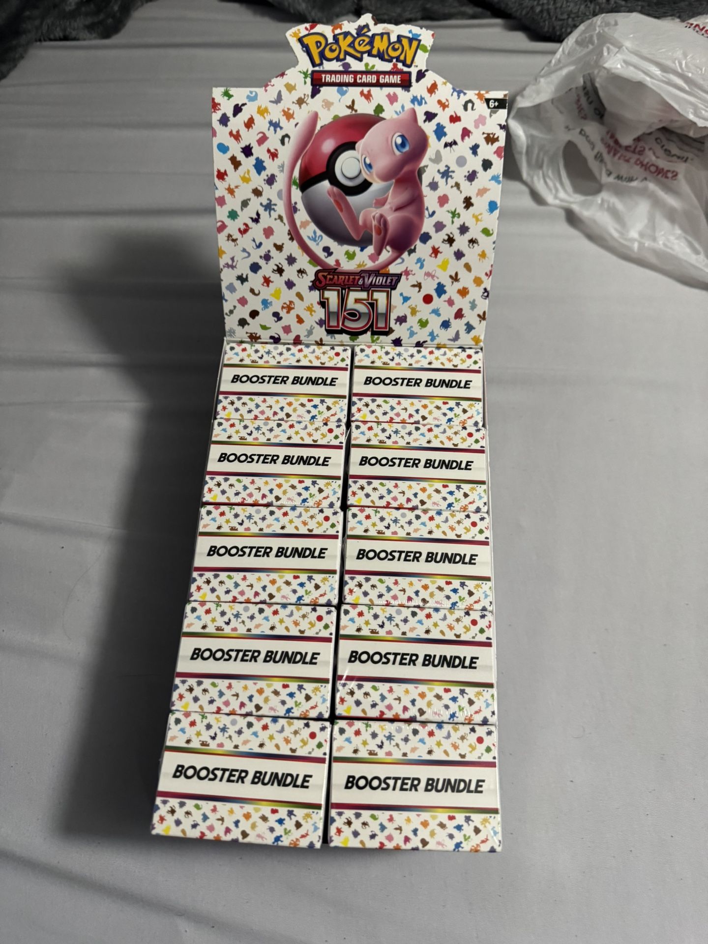 pokemon 151 booster bundle display