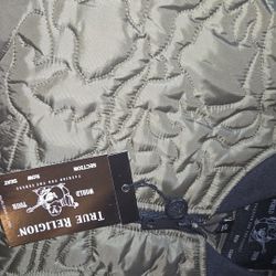 True Religion Puffer Jacket  Brand New 