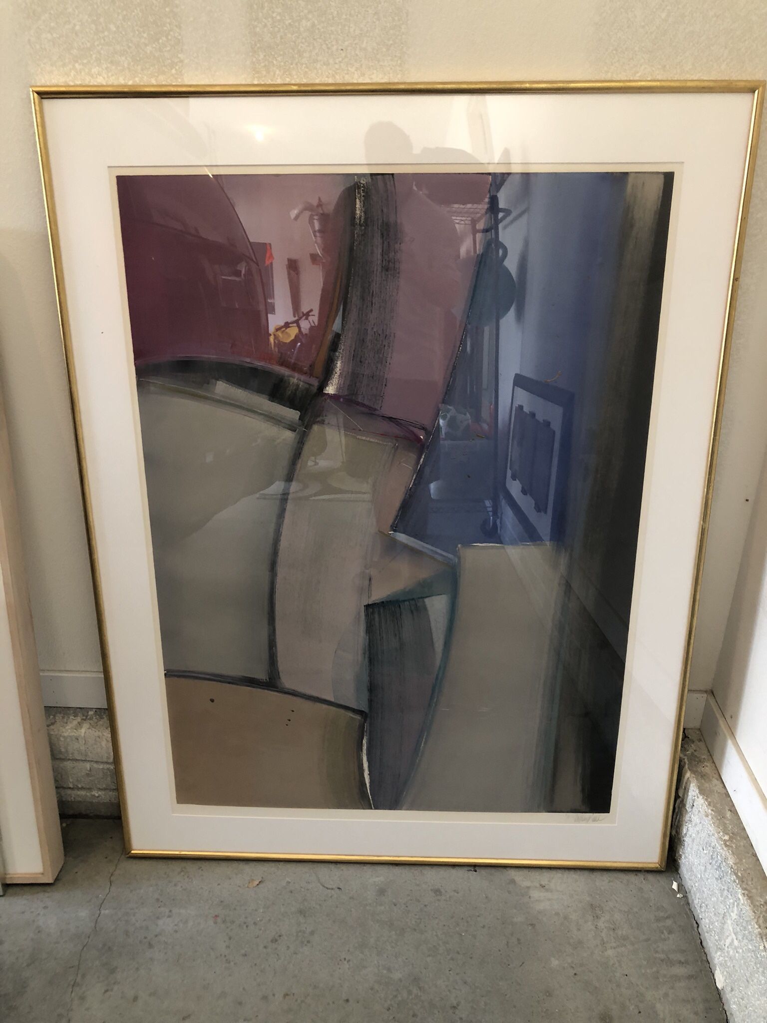 Linda Kall Monoprint untitled 1/1