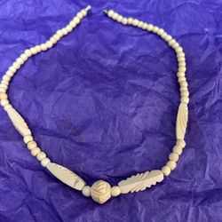 Ivory, Hand Carved, Necklace
