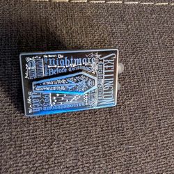 Cast Member- Jack Skellington pewter coffin pin