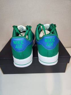 Nike Air Force 1 '07 40th anniversary sneakers in sail white and malachite  green