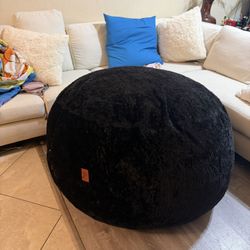 CordaRoy's Faux Fur Bean Bag-Convertible Bean Bag Chair
