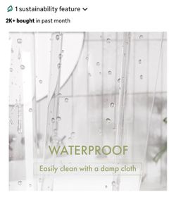 Brand New Shower curtain & bath matt