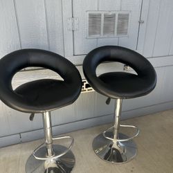 Two Black Stools