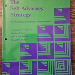 Self-Advocacy Strategy For Enhancing Student Motivation SAVE $26, 81%