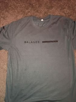 Balance t shirt  new large