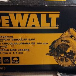 Dewalt Corded 7 1/4 Skillsaw Only Tested In Box $110