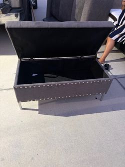 Puff with storage