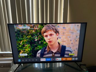 Toshiba TV  plus glass table and  printer with inks and papers