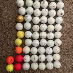 62 Golf balls