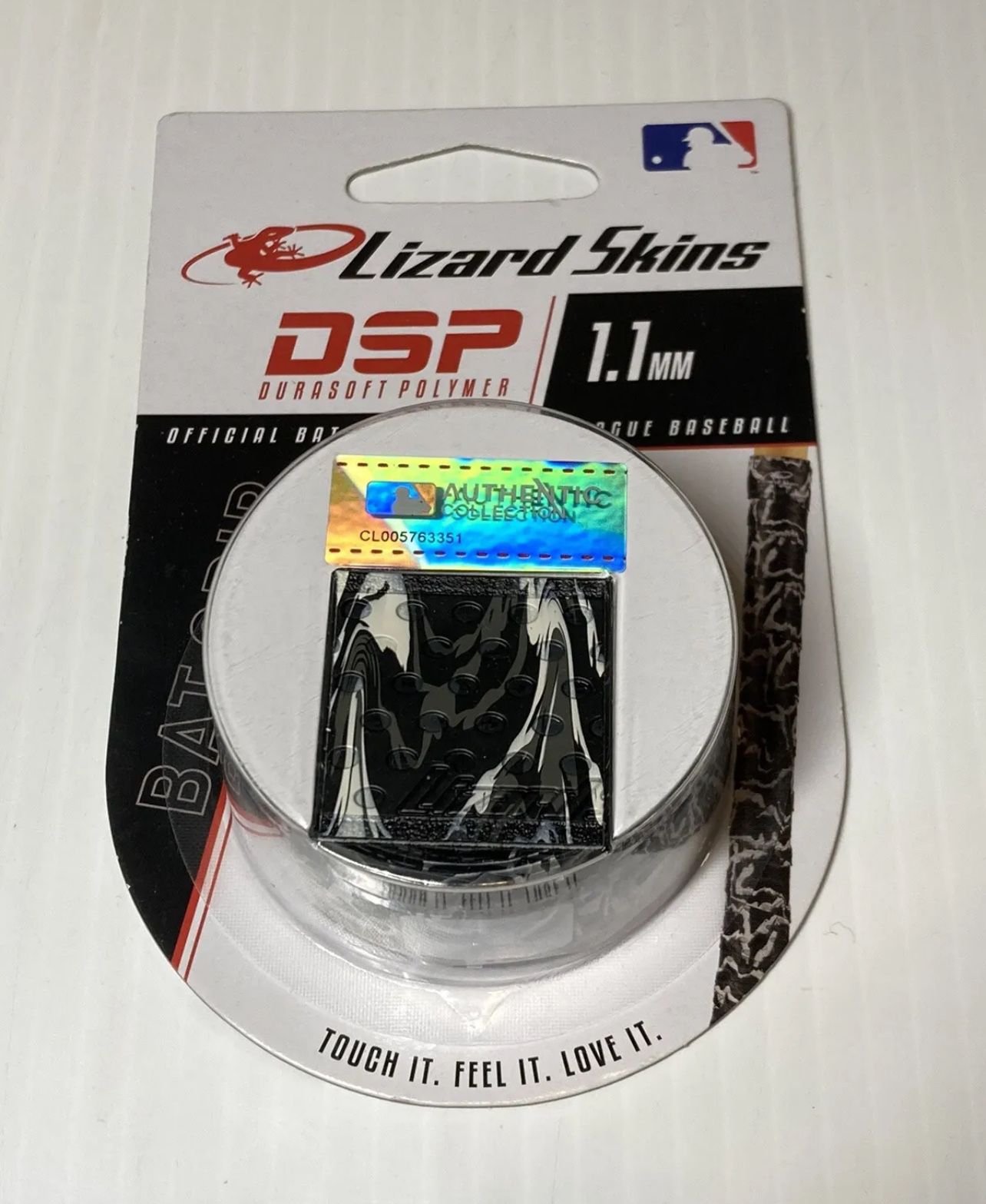 Lizard Skins Dura Soft 1.1mm  Camo Black White Gray NIP Baseball Bat Grip Tape