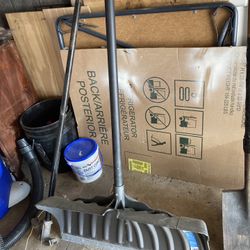 Assorted hand tools ,  and yard tools