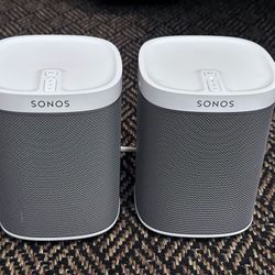 Sonos Play 1 Speakers Pair