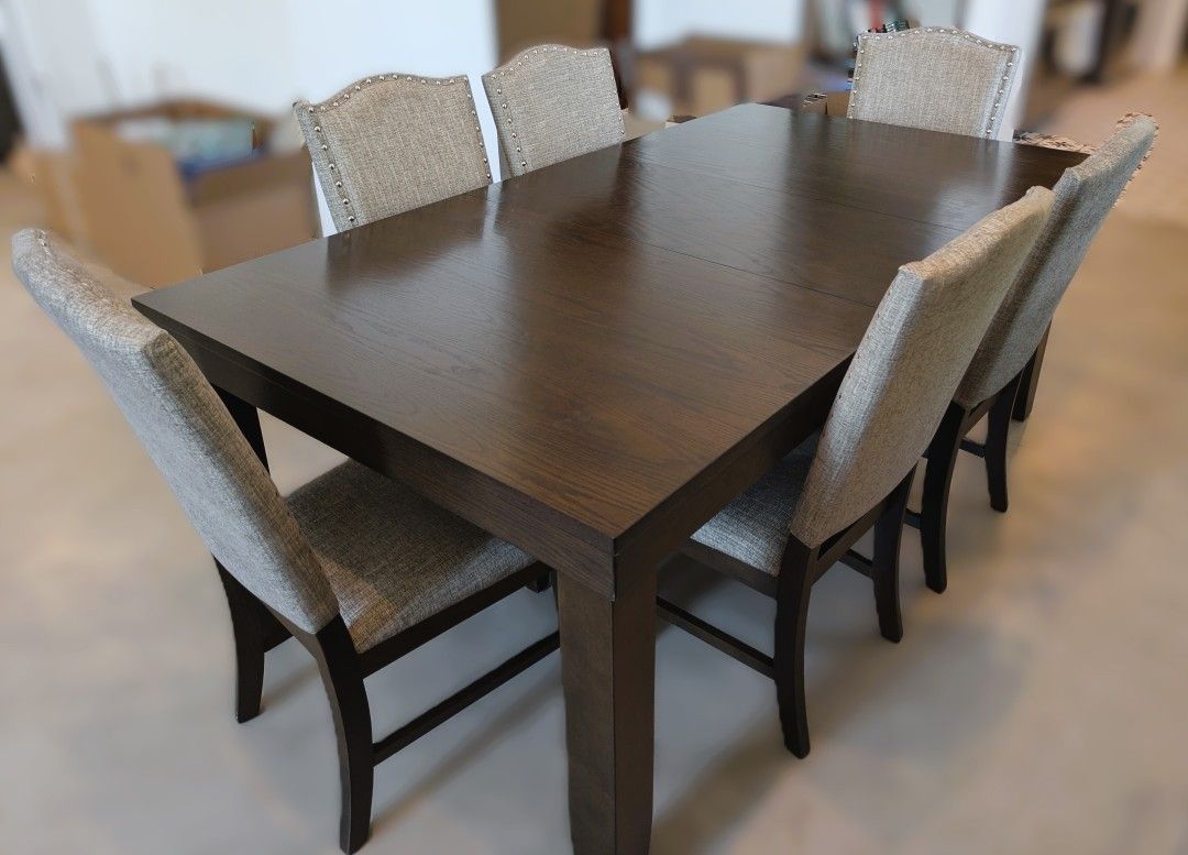 Teagan Dining Table with 6 Chairs