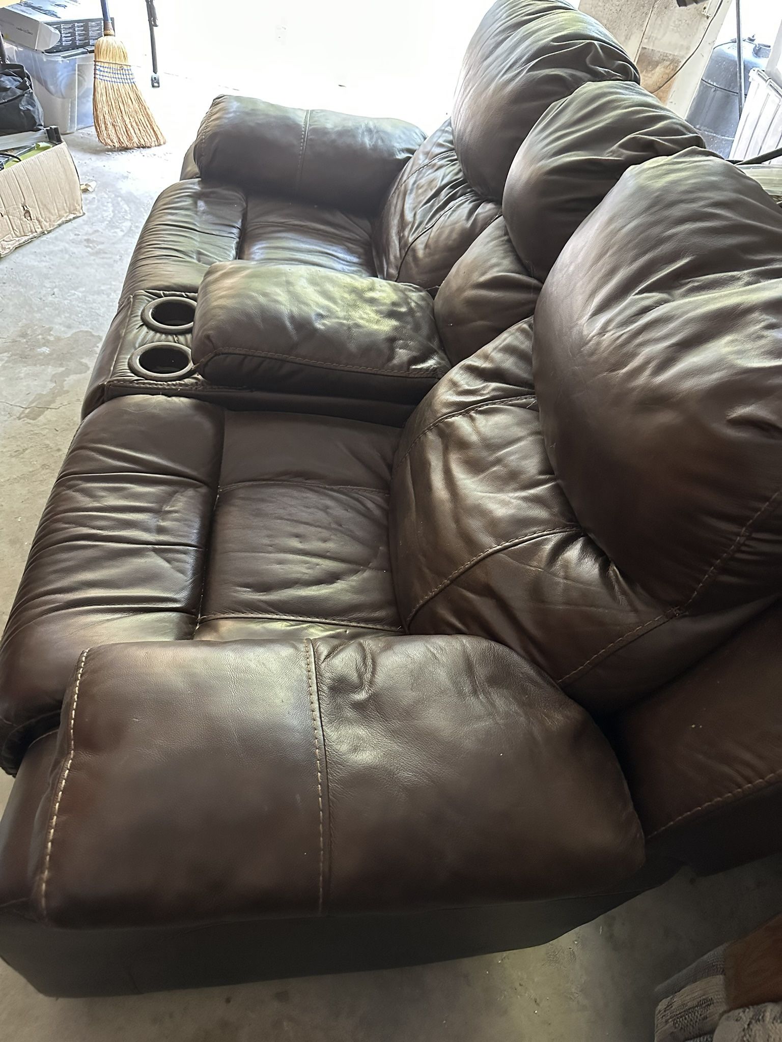 Loveseat and recliner 