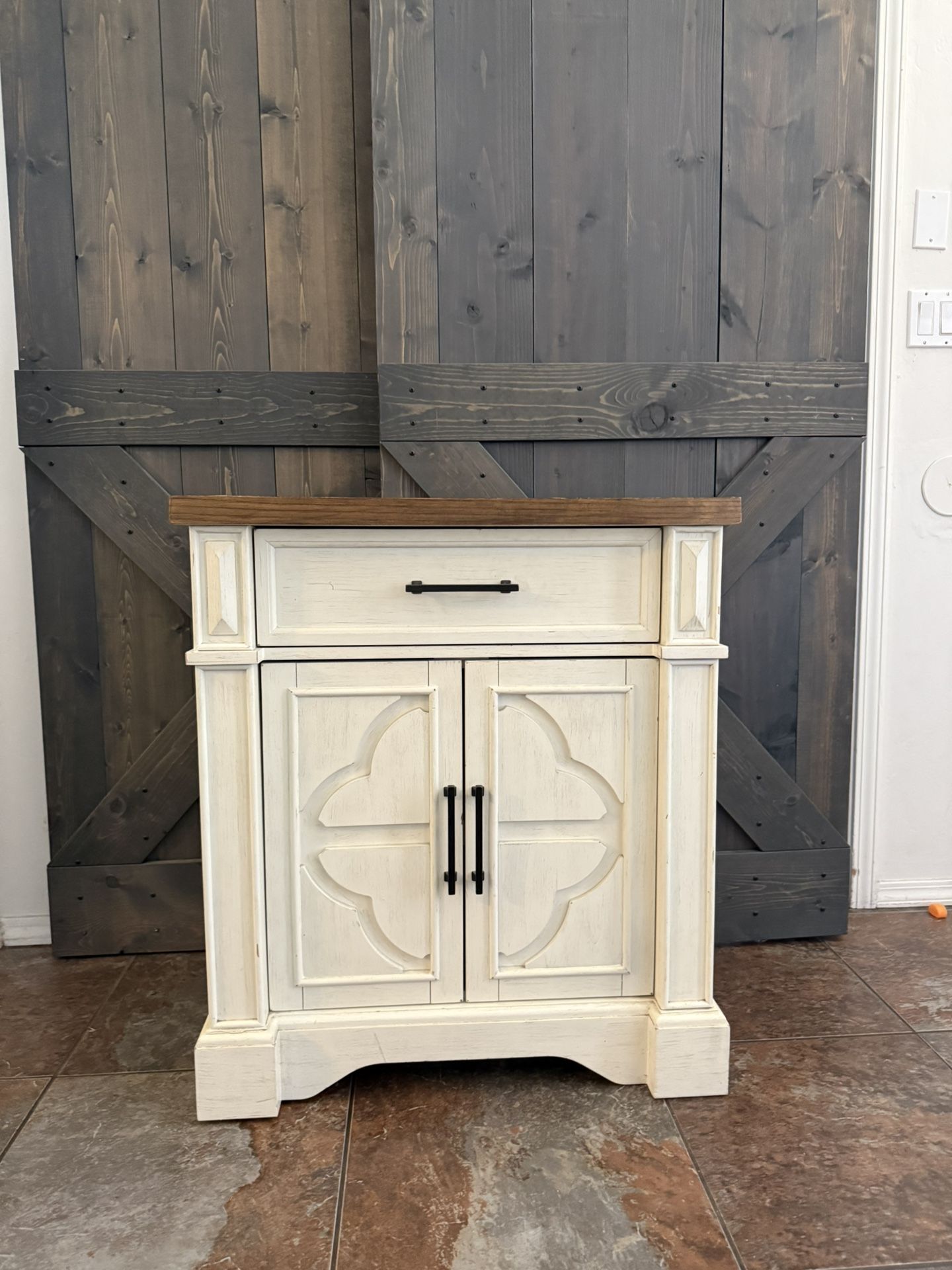 Accent Wall Table With Storage