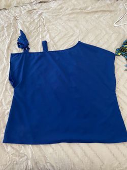 Dark blue blouse